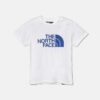 The North Face tricou de bumbac pentru copii culoarea alb