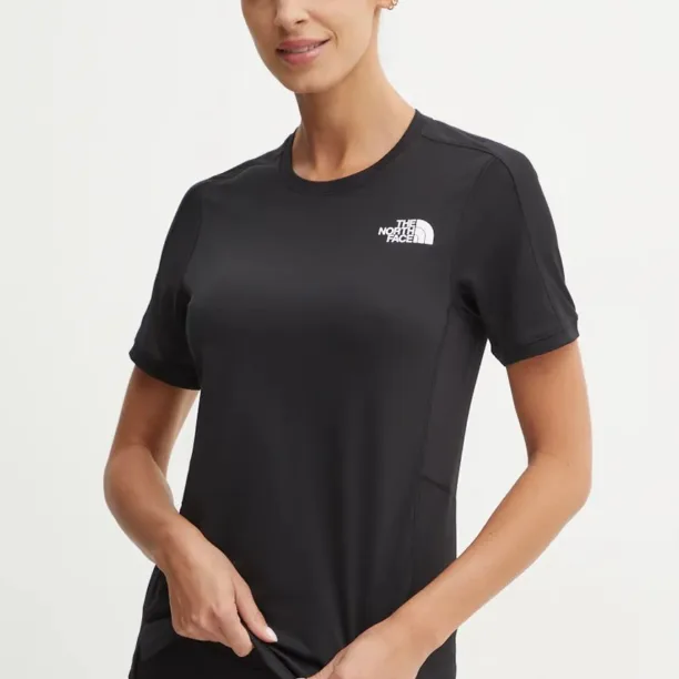 The North Face tricou sport Sunriser culoarea negru