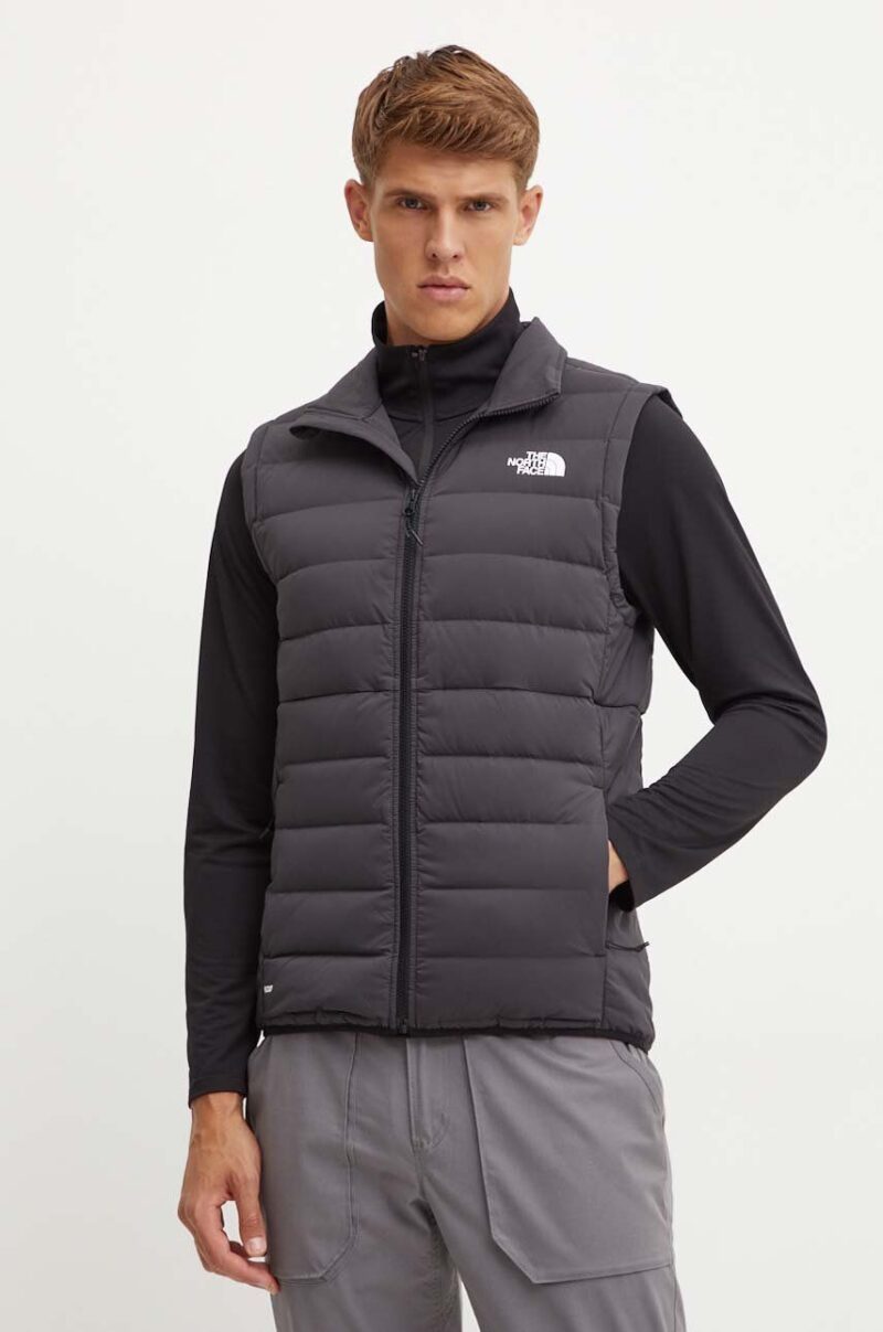 The North Face vestă sport cu puf Belleview Stretch culoarea negru