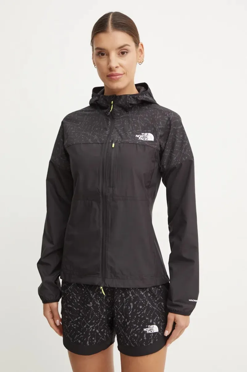 The North Face windbreaker Higher culoarea negru