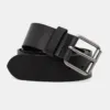 Timberland curea de piele culoarea negru