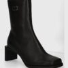 Tommy Jeans cizme de piele THE SOHO BOOT femei