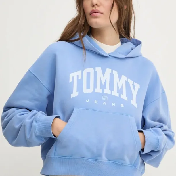 Tommy Jeans hanorac de bumbac femei