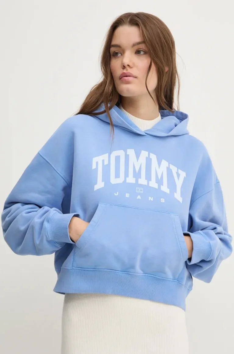 Tommy Jeans hanorac de bumbac femei