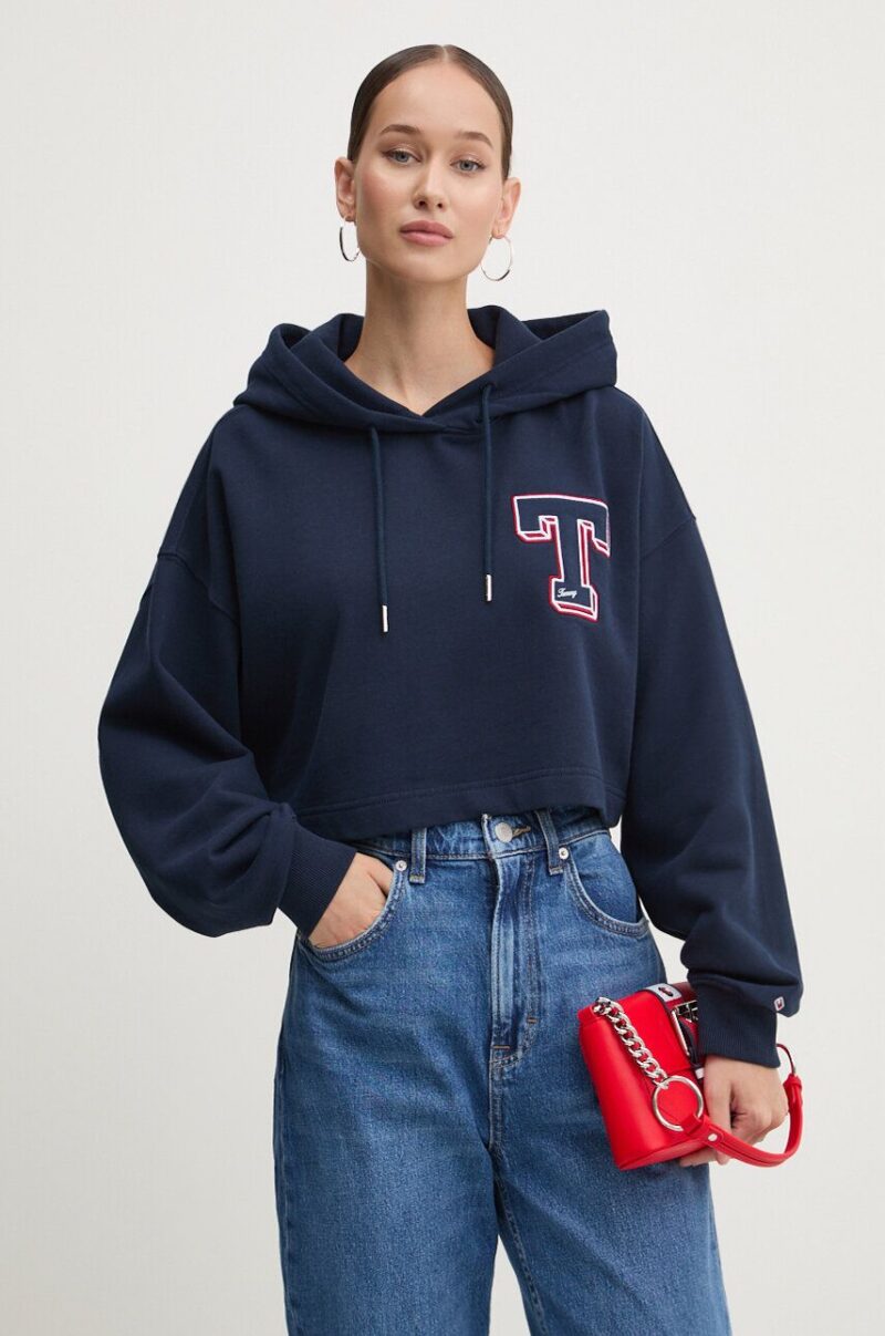 Tommy Jeans hanorac de bumbac femei