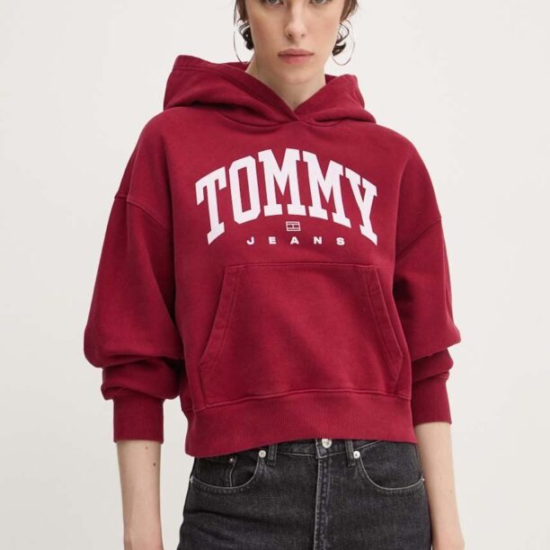 Tommy Jeans hanorac de bumbac femei