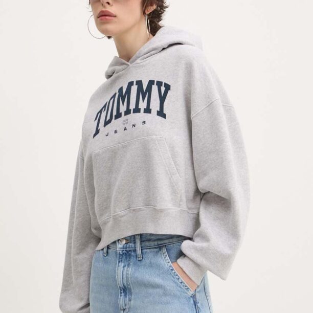 Tommy Jeans hanorac de bumbac femei