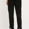 Tommy Jeans pantaloni de catifea cord culoarea negru