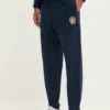 Tommy Jeans pantaloni de trening din bumbac culoarea albastru marin