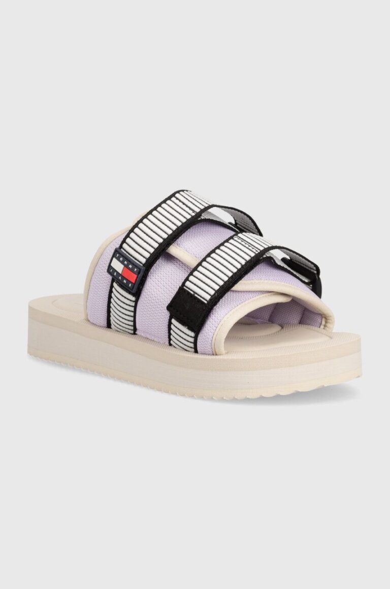 Tommy Jeans papuci TJW CITY HIKE SANDAL femei