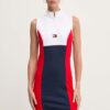 Tommy Jeans rochie culoarea alb