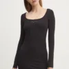 Tommy Jeans rochie culoarea negru