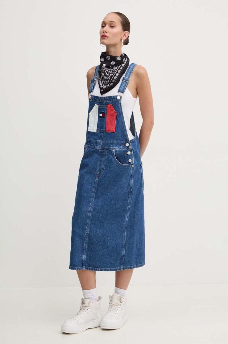 Tommy Jeans rochie jeans midi