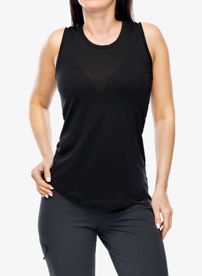 Top femei Icebreaker Merino 125 Cool-Lite Sphere III Tank - black