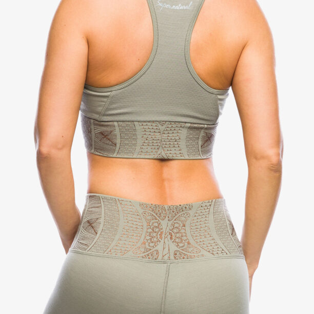 Top femei Super.natural Arabesque Lf Top - dried sage/copper preţ