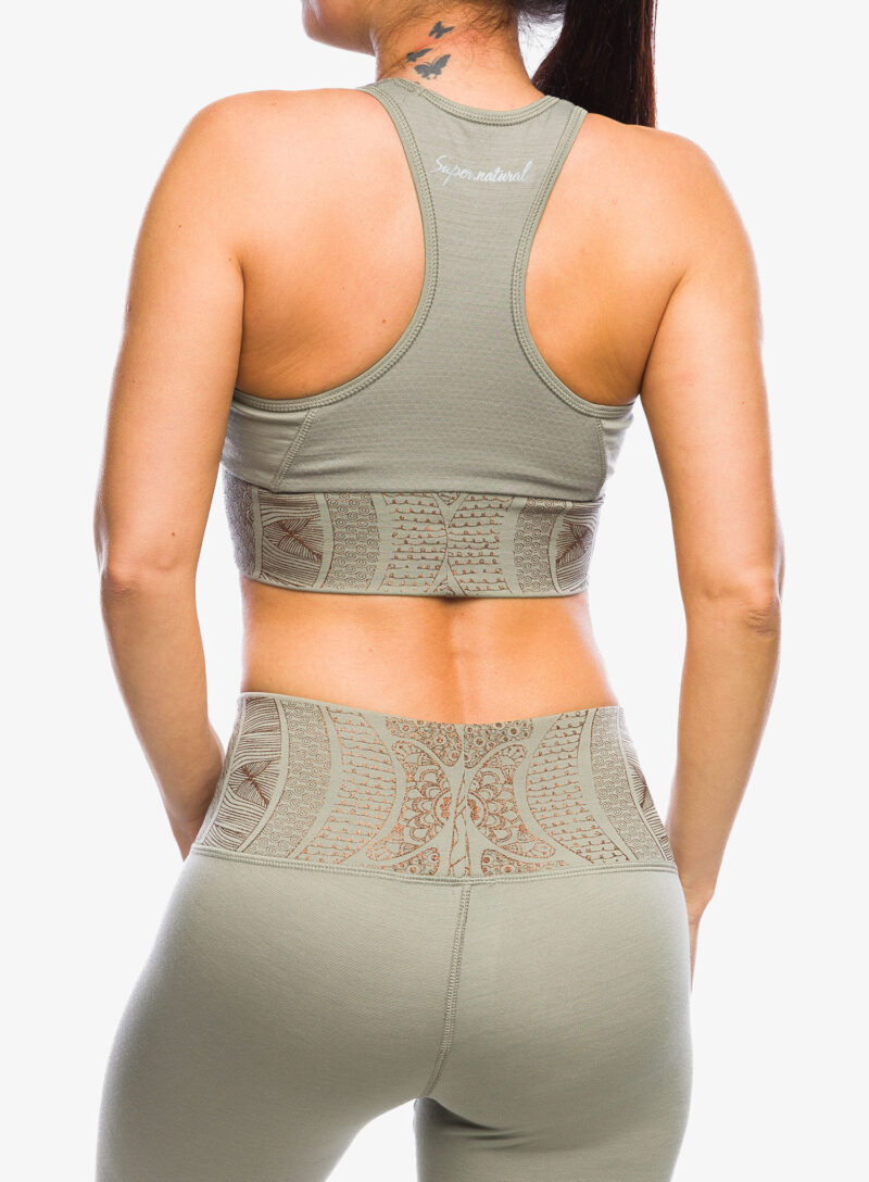 Top femei Super.natural Arabesque Lf Top - dried sage/copper preţ