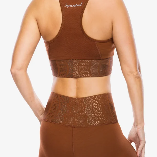 Top femei Super.natural Arabesque Lf Top - horn brown/copper preţ