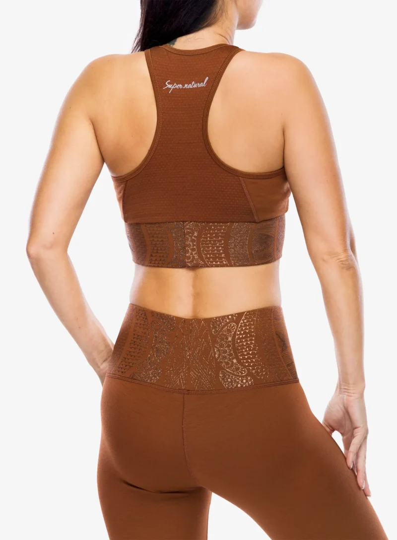 Top femei Super.natural Arabesque Lf Top - horn brown/copper preţ