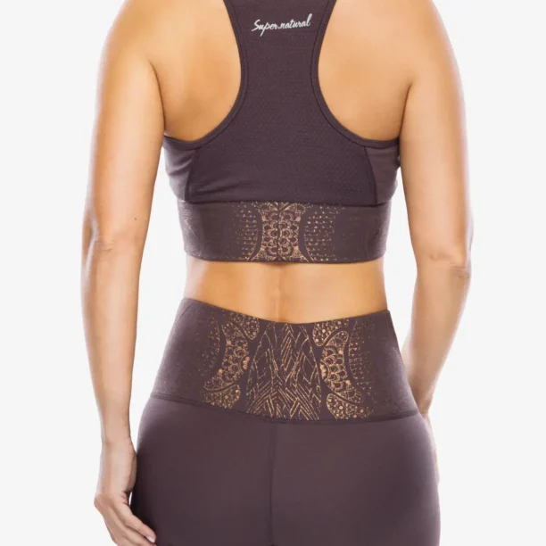 Top femei Super.natural Arabesque Lf Top - raisin/copper preţ