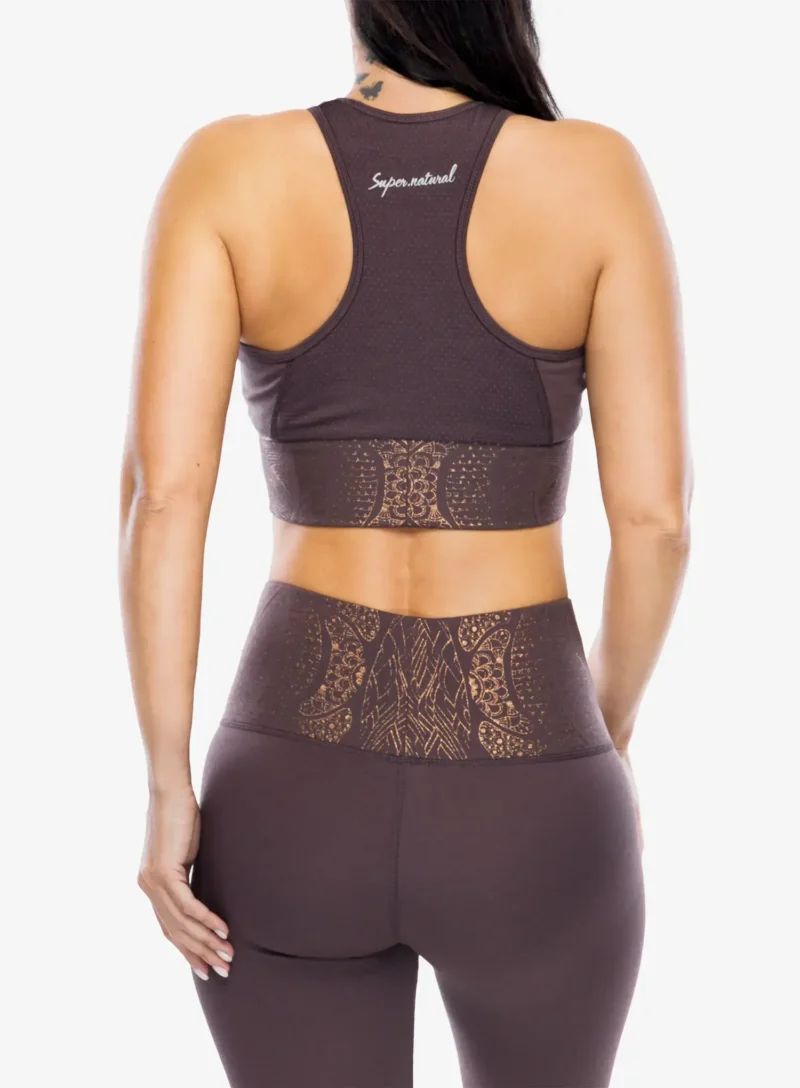 Top femei Super.natural Arabesque Lf Top - raisin/copper preţ