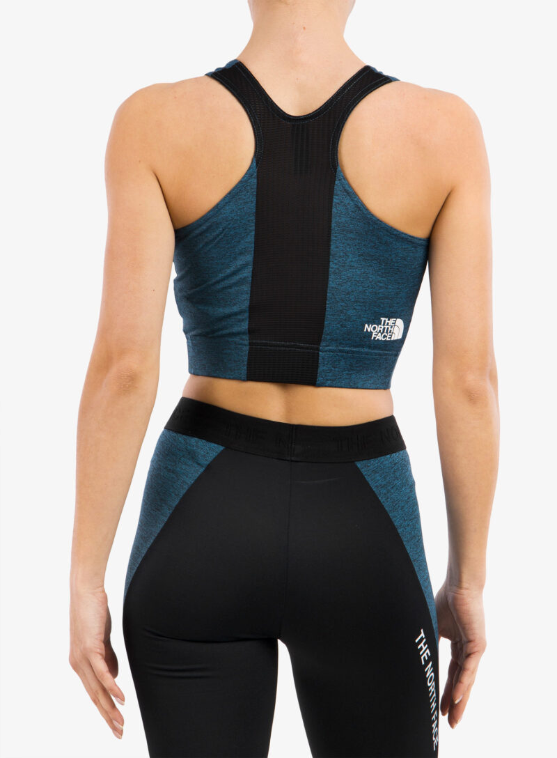 Top femei The North Face MA Tanklette - banff blue blk/blk preţ