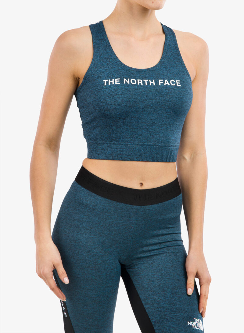 Top femei The North Face MA Tanklette - banff blue blk/blk