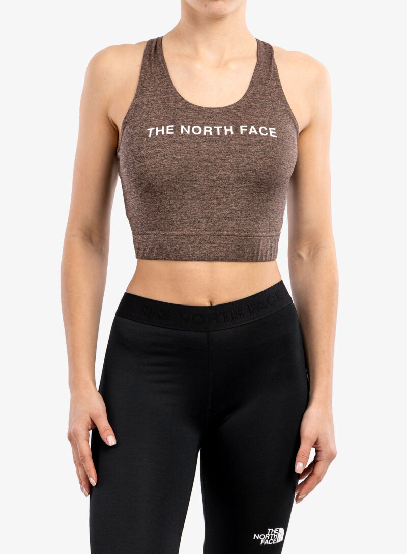 Original Top femei The North Face MA Tanklette - rose dawn blk/blk