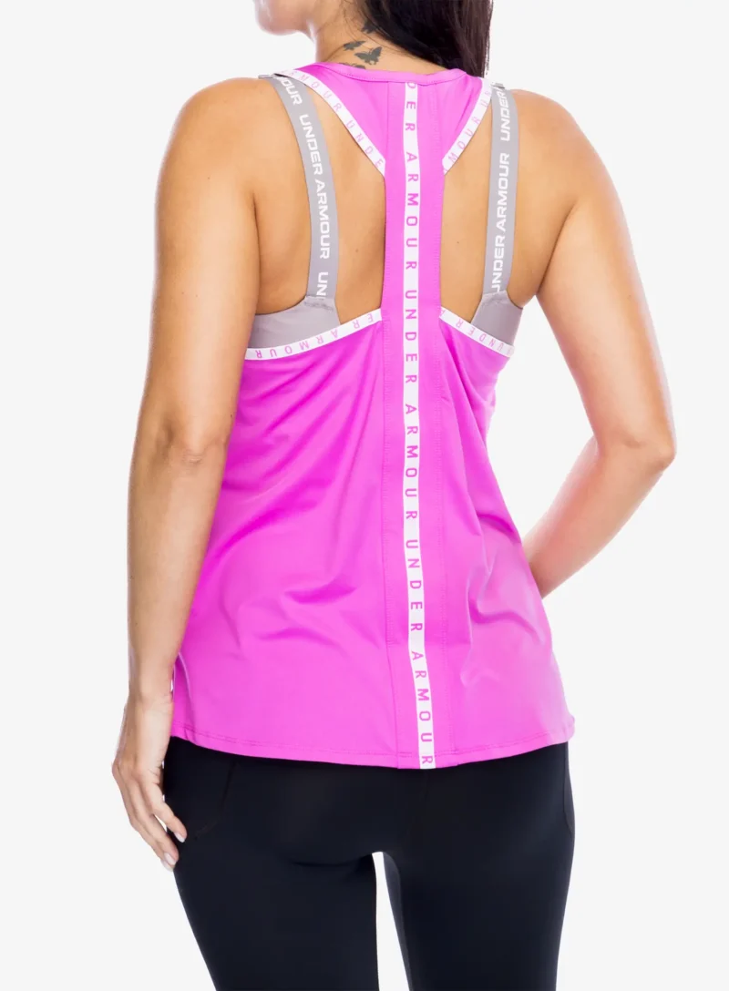 Preţ Top femei Under Armour Knockout Tank - vivid magenta/white