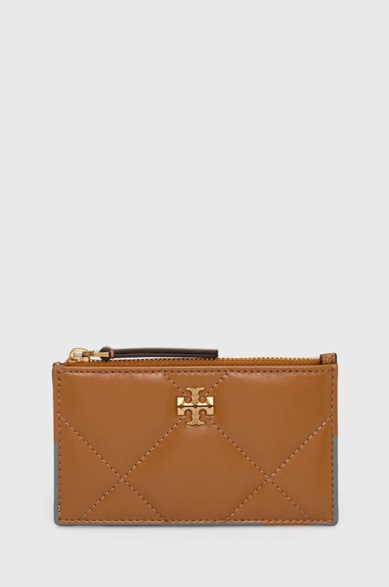 Tory Burch portofel de piele Kira Diamond Quilt femei