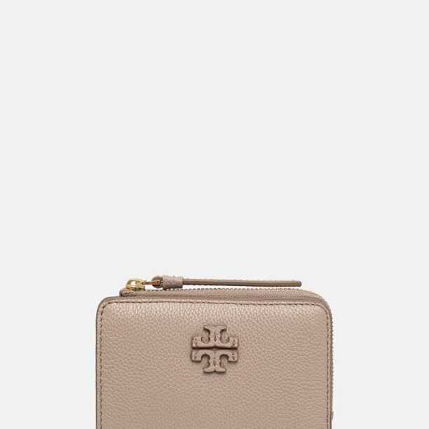 Tory Burch portofel de piele McGraw Bi-Fold femei