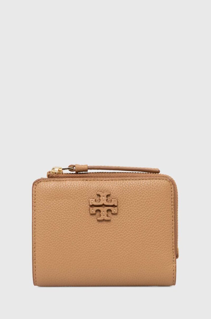 Tory Burch portofel de piele McGraw Bi-Fold femei