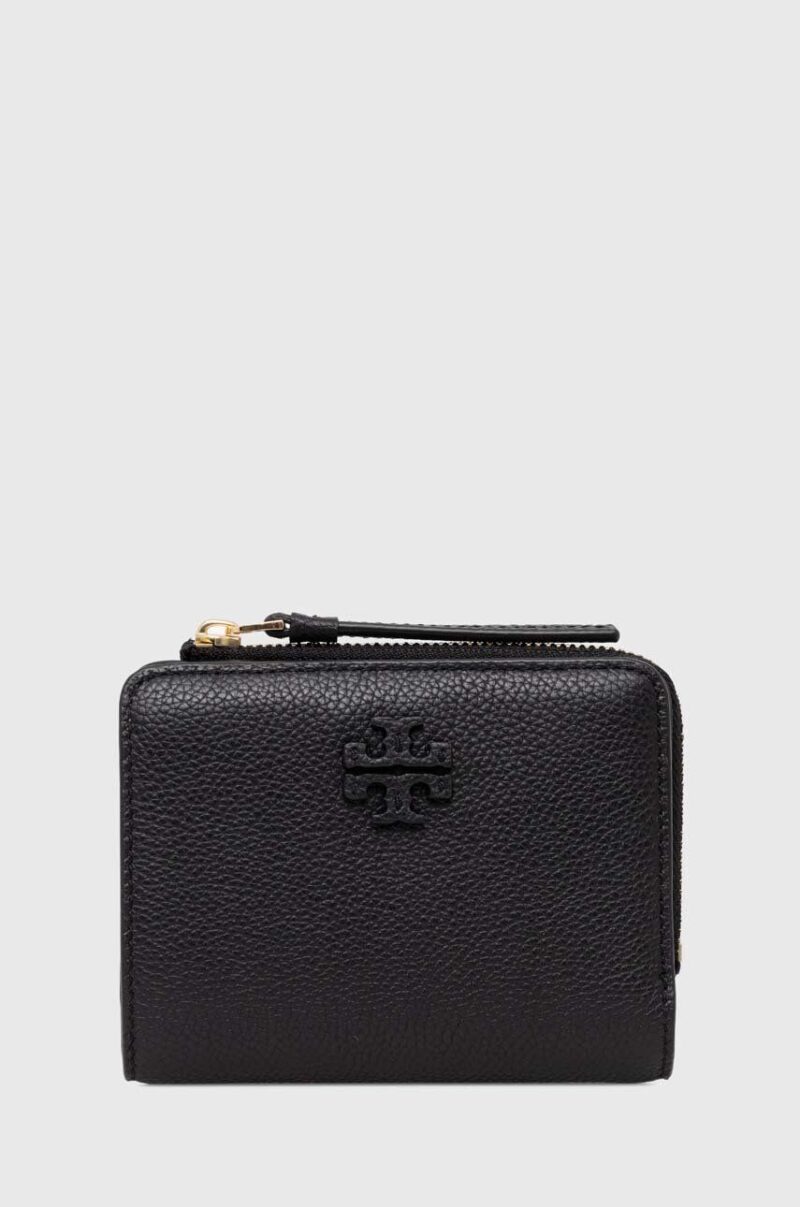 Tory Burch portofel de piele McGraw Bi-Fold femei