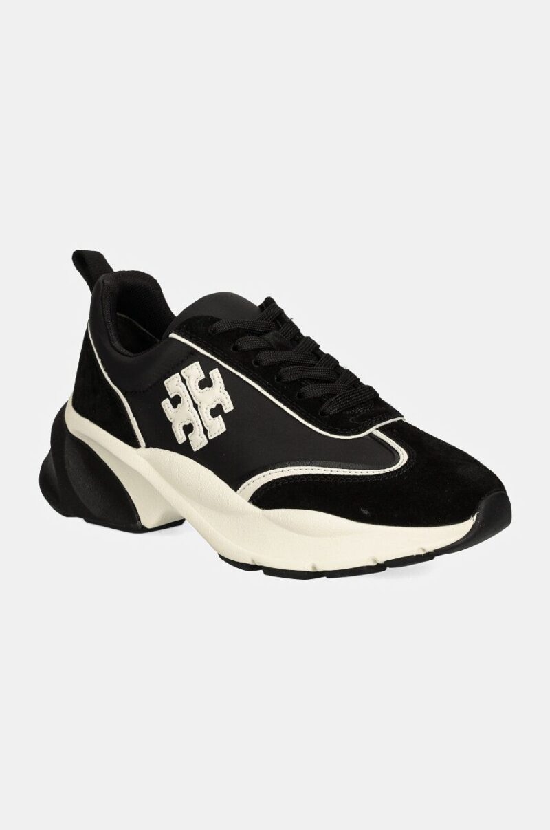 Tory Burch sneakers Good Luck Trainer culoarea negru