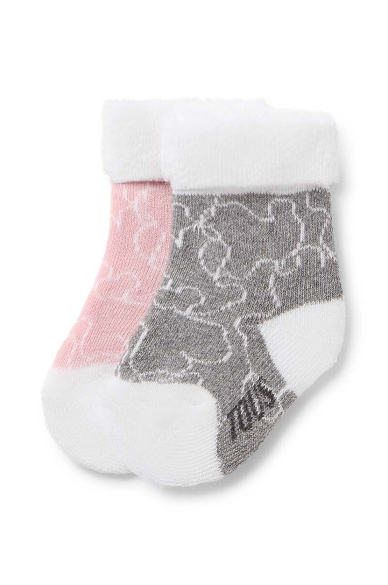 Tous sosete copii SSocks 2-pack culoarea roz