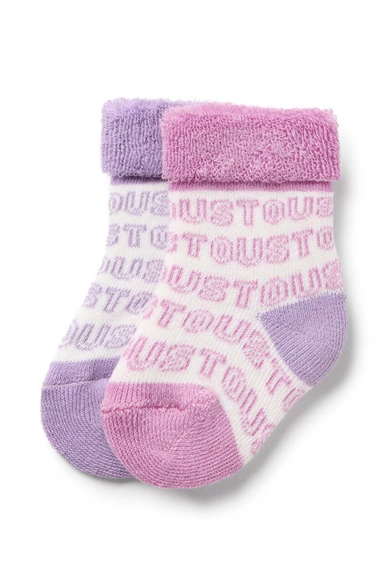 Tous sosete copii SSocks 2-pack culoarea violet