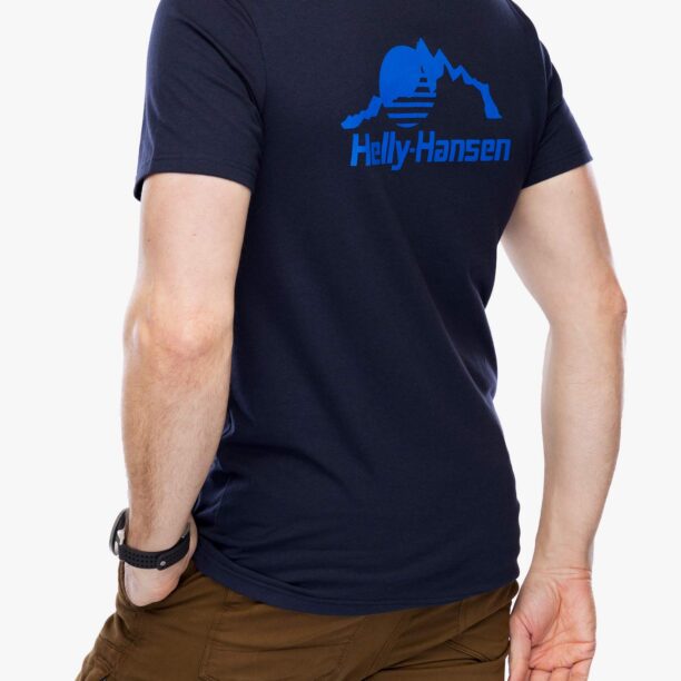 Preţ Tricou Helly Hansen Nord Graphic T-Shirt - navy