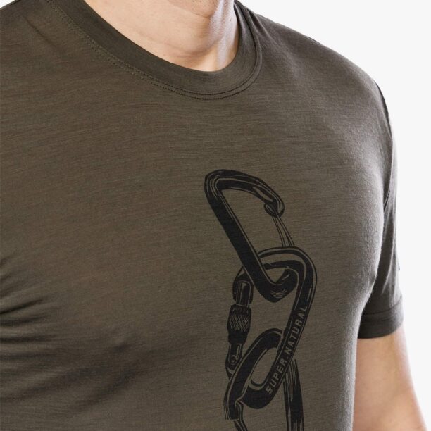 Original Tricou Super.natural Carabineri Tee - black ink/jet black