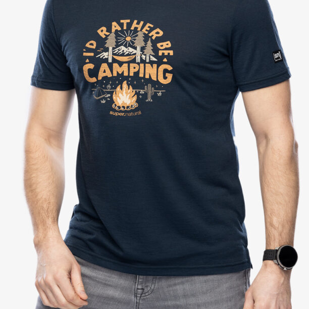 Cumpăra Tricou Super.natural No Glamping Tee - blueberry/various