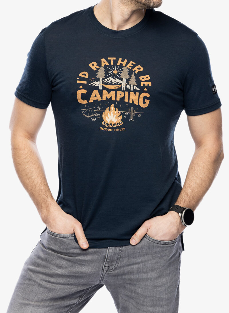 Tricou Super.natural No Glamping Tee - blueberry/various