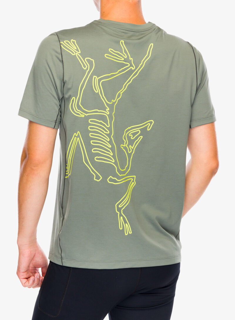 Tricou alergare Arcteryx Cormac ArcBird Logo SS - forage heather II preţ