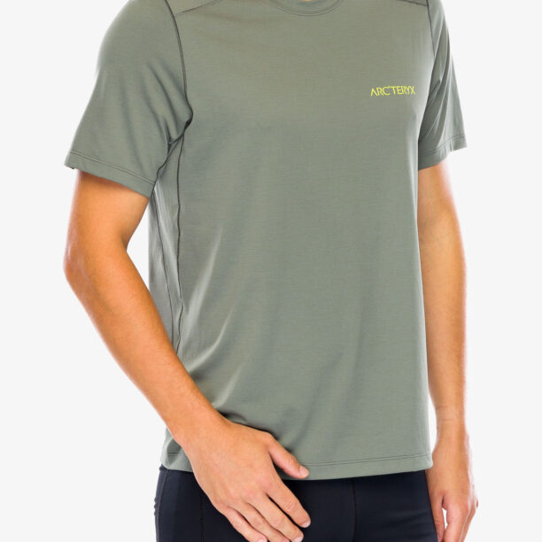 Cumpăra Tricou alergare Arcteryx Cormac ArcBird Logo SS - forage heather II