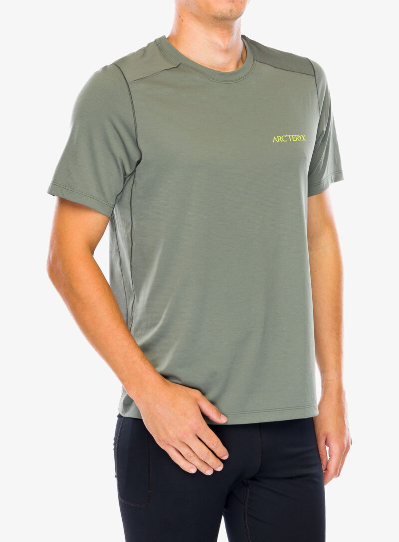 Cumpăra Tricou alergare Arcteryx Cormac ArcBird Logo SS - forage heather II