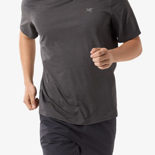 Tricou alergare Arcteryx Cormac Crew SS - black sapphire