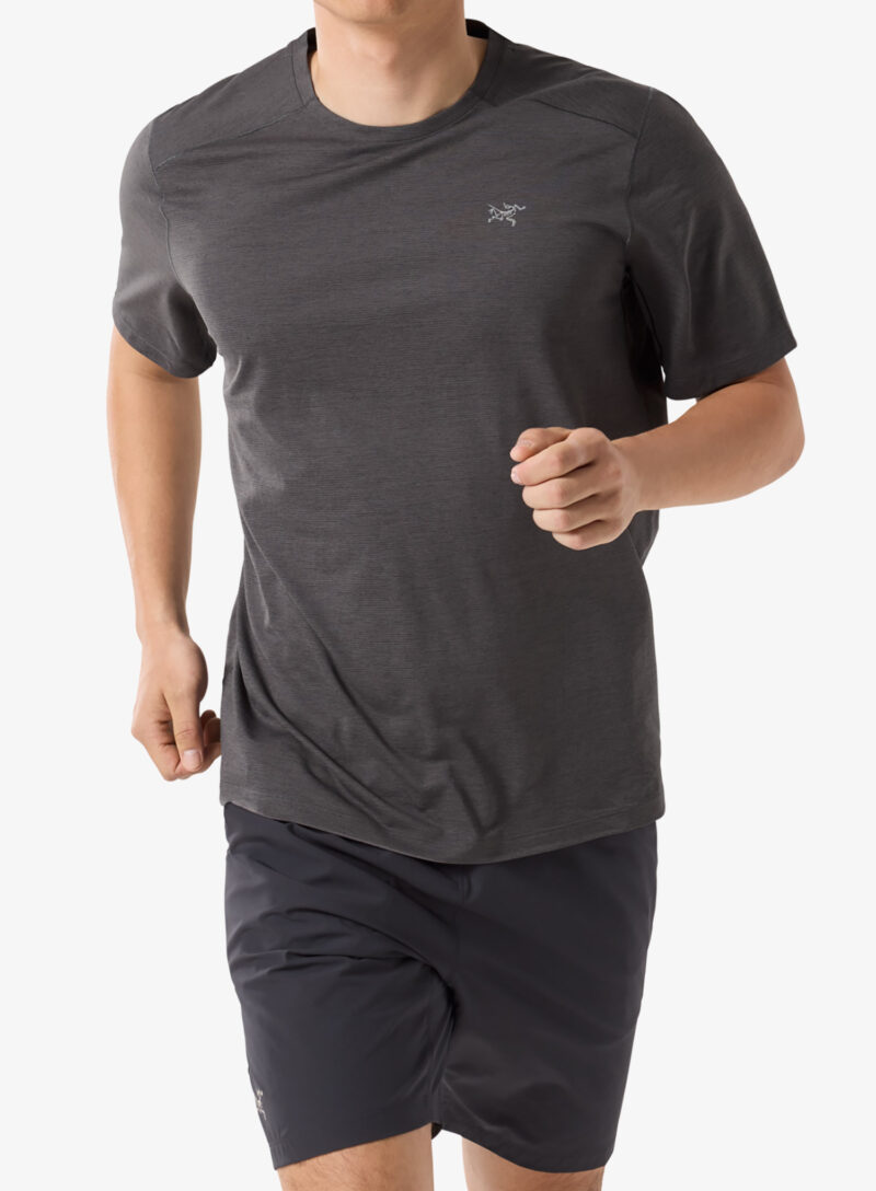 Tricou alergare Arcteryx Cormac Crew SS - black sapphire