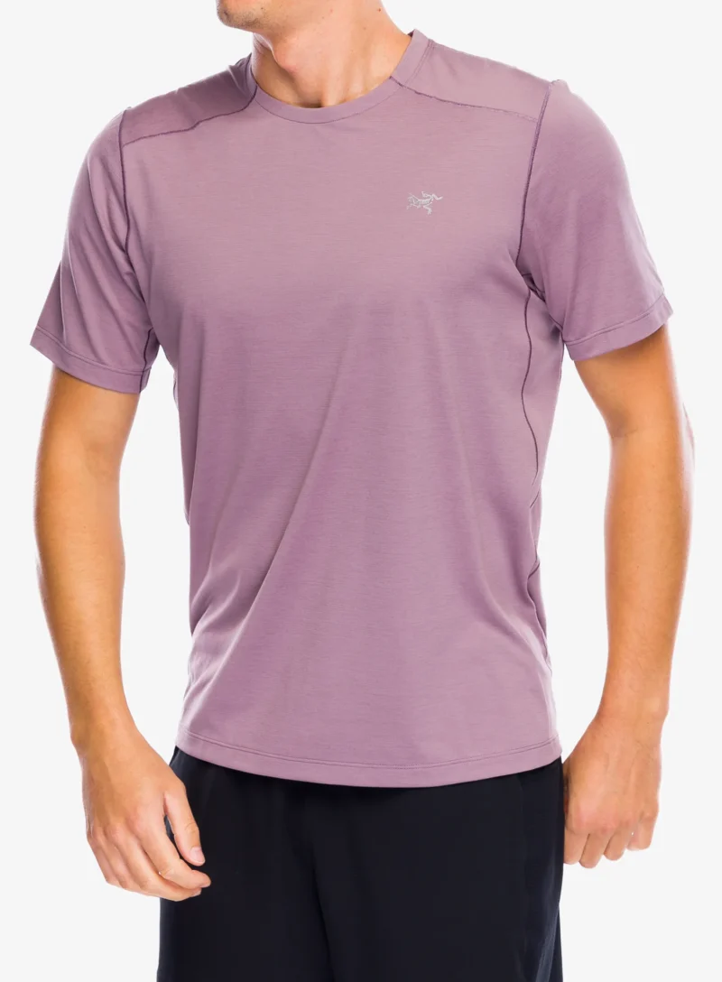 Cumpăra Tricou alergare Arcteryx Cormac Crew SS - interstellar heather