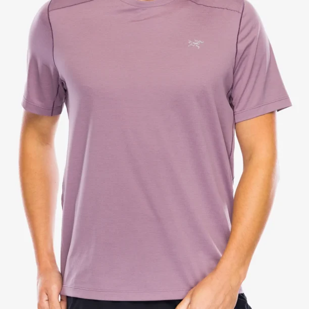 Tricou alergare Arcteryx Cormac Crew SS - interstellar heather