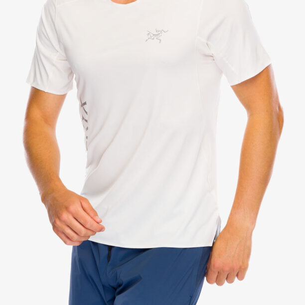 Tricou alergare Arcteryx Norvan Downword Logo Shirt SS - arctic silk