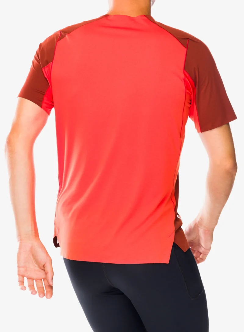 Tricou alergare Arcteryx Norvan Downword Logo Shirt SS - sequoia/solaris preţ