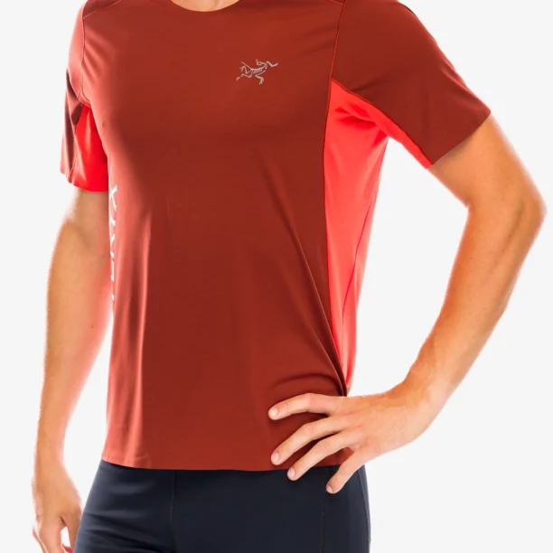 Cumpăra Tricou alergare Arcteryx Norvan Downword Logo Shirt SS - sequoia/solaris