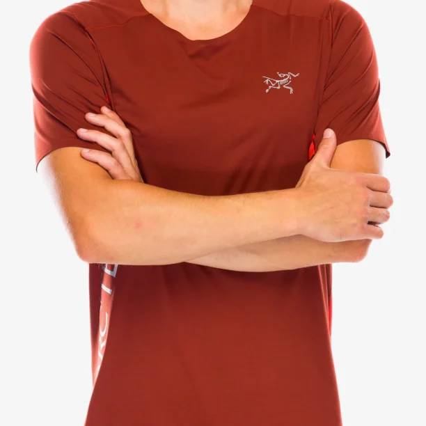 Tricou alergare Arcteryx Norvan Downword Logo Shirt SS - sequoia/solaris